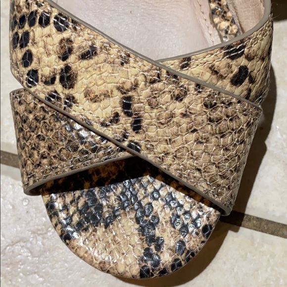 Louise et Cie animal print leather high heel shoes - Picture 2 of 7